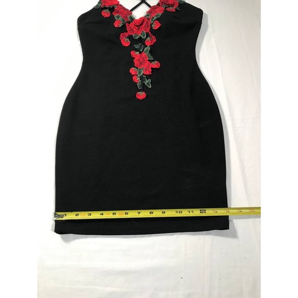Windsor Little Black Dress Womens sz Small Black - Picture 6 of 9